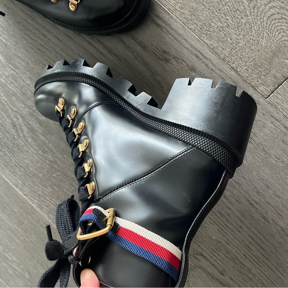 Gucci Sylvia web boots - Picture 6 of 7